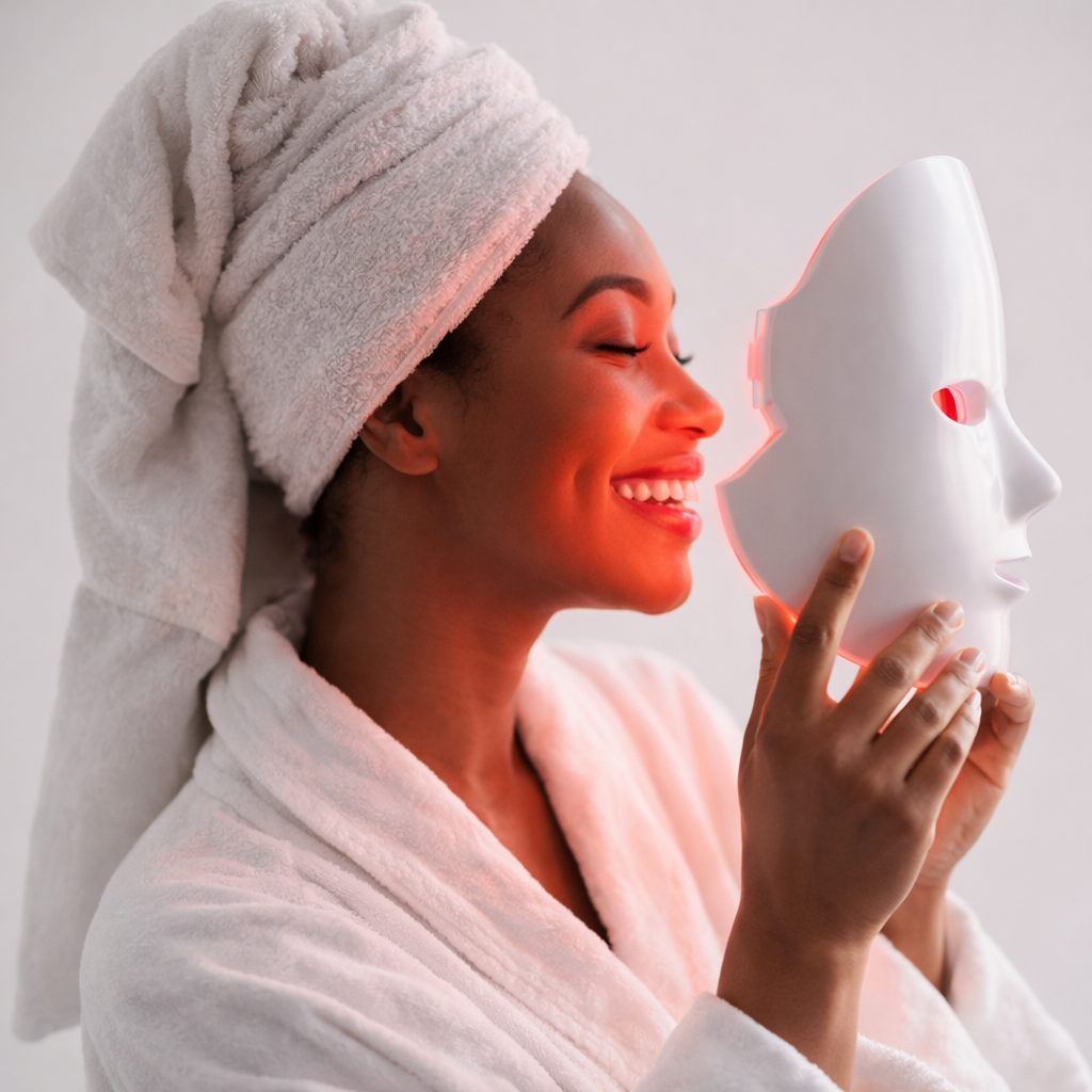 MASQUE DE LUMINOTHÉRAPHIE 7 COULEURS (APPAREIL COU OFFERT D'UNE VALEUR DE +100$)